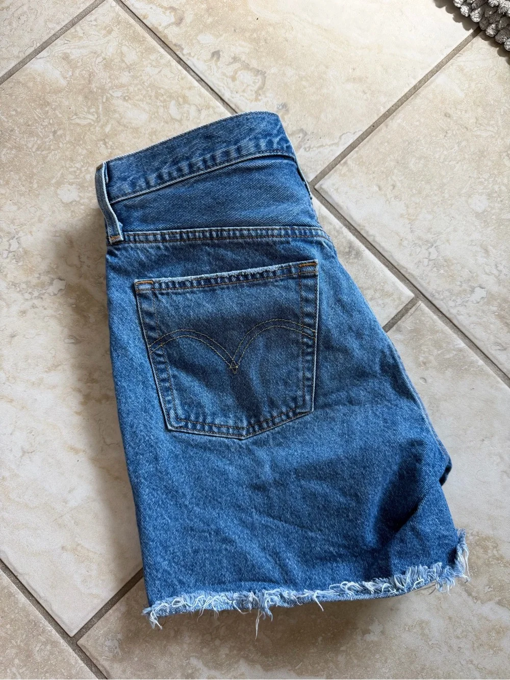 501 denim Levi Women's Cutoff Shorts